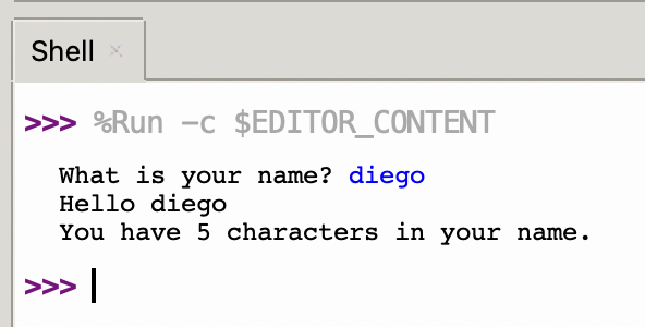 what happens when we run our code